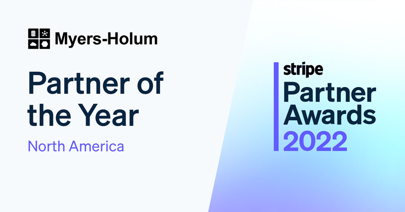 Myers-Holum, Stripe Partner of the Year Award