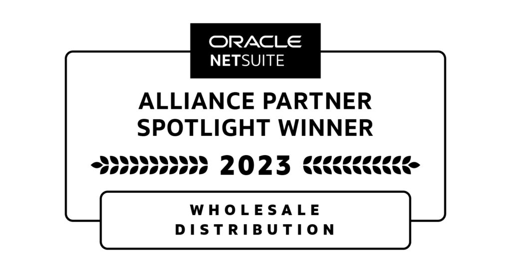 NetSuite 2023 Wholesale Distribution Partner of the Year